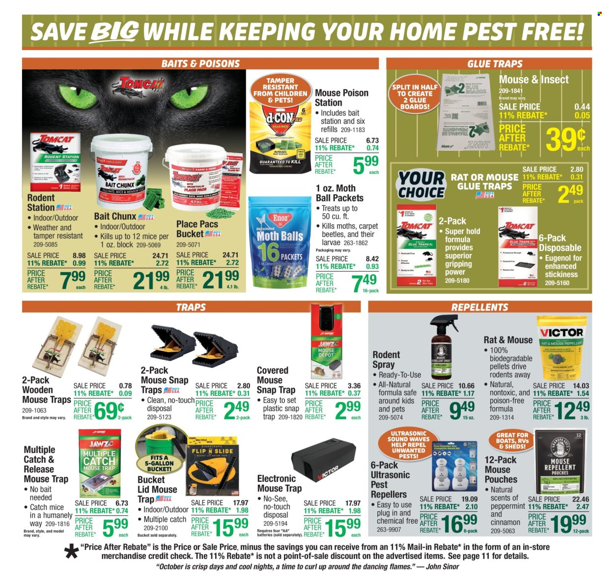 Menards ad - 10/09/2025 - 10/19/2025. Page 14