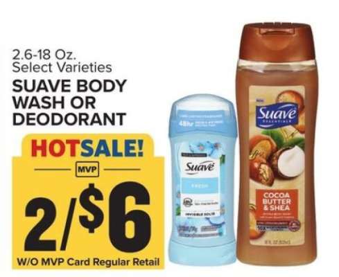 Suave Body Wash or Deodorant