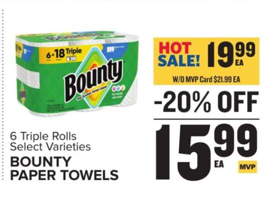 Bounty Paper Towels