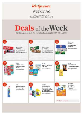 Walgreens Flyer - 10/12/2025 - 10/18/2025.