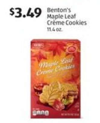 Benton's Maple Leaf Crème Cookies