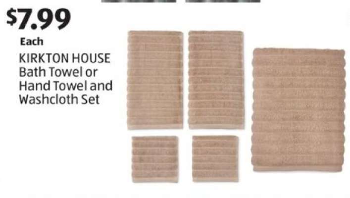 KIRKTON HOUSE Bath Towel or Hand Towel and Washcloth Set
