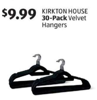 KIRKTON HOUSE 30-Pack Velvet Hangers