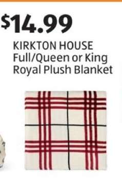 KIRKTON HOUSE Royal Plush Blanket