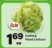 Dole Iceberg Head Lettuce