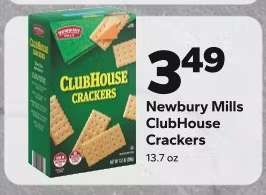 Newbury Mills ClubHouse Crackers