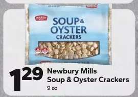 Newbury Mills Soup & Oyster Crackers