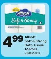 Allsoft Soft & Strong Bath Tissue