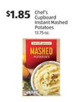 Chef's Cupboard Instant Mashed Potatoes