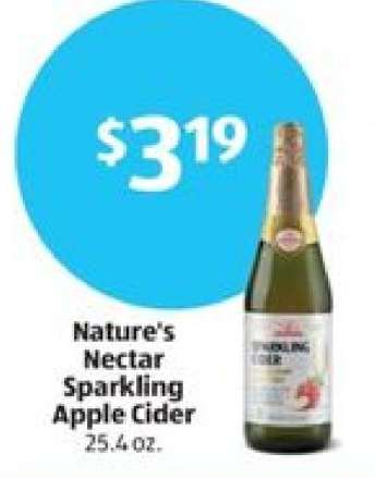 Nature's Nectar Sparkling Apple Cider