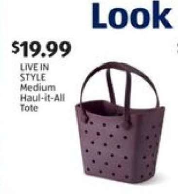 LIVE IN STYLE Medium Haul-it-All Tote