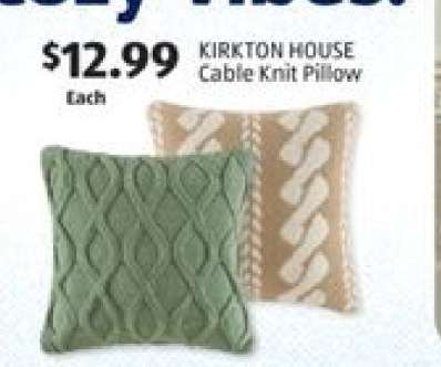 KIRKTON HOUSE Cable Knit Pillow