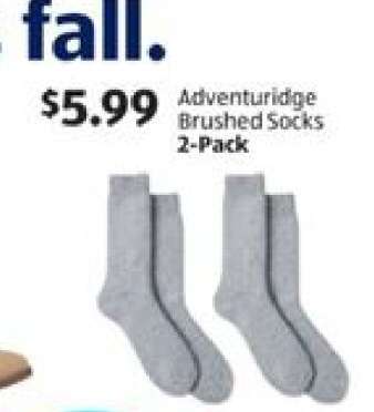 Adventuridge Brushed Socks 2-Pack
