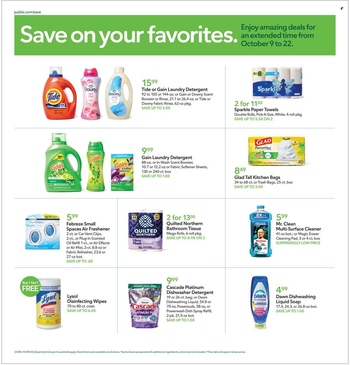 Publix ad - 10/09/2025 - 10/15/2025. Page 2
