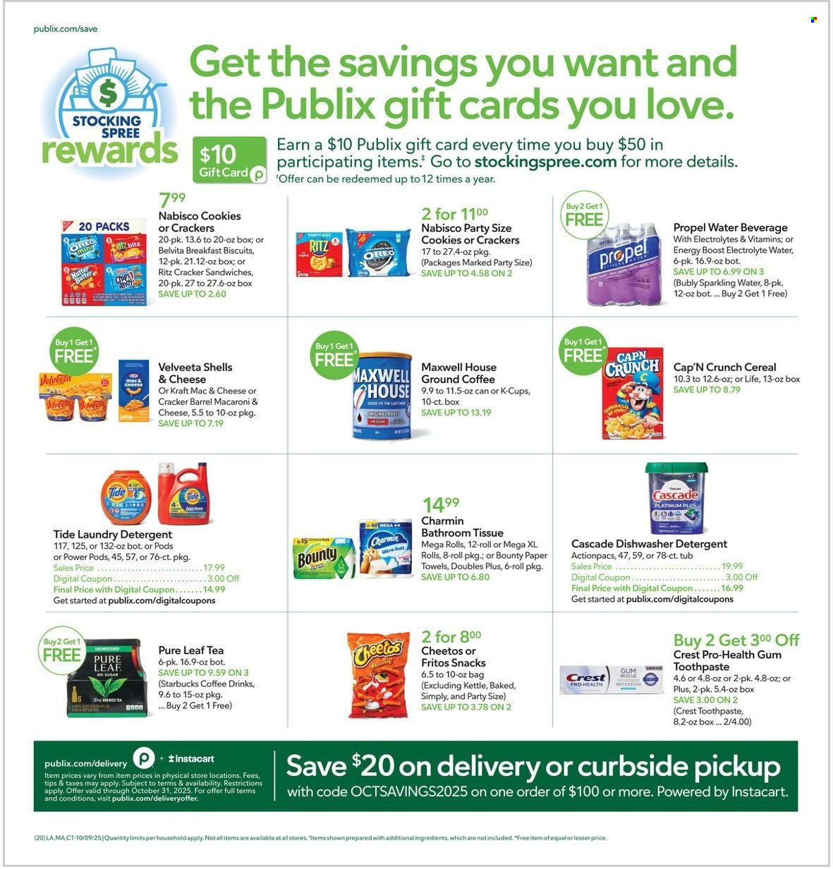 Publix ad - 10/09/2025 - 10/15/2025. Page 20