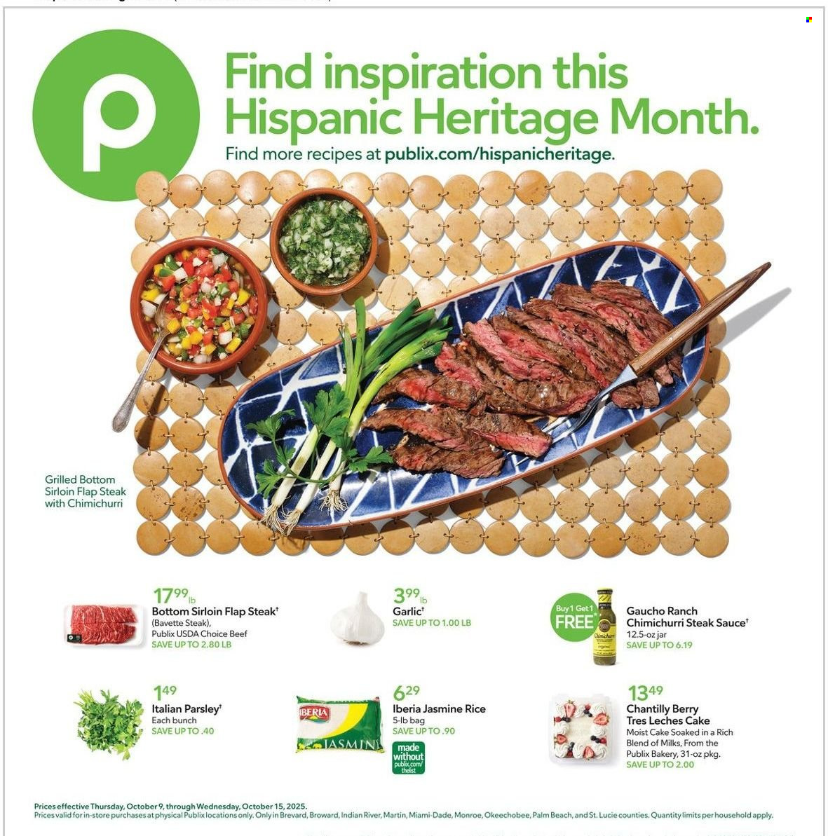 Publix ad - 10/09/2025 - 10/15/2025. Page 1