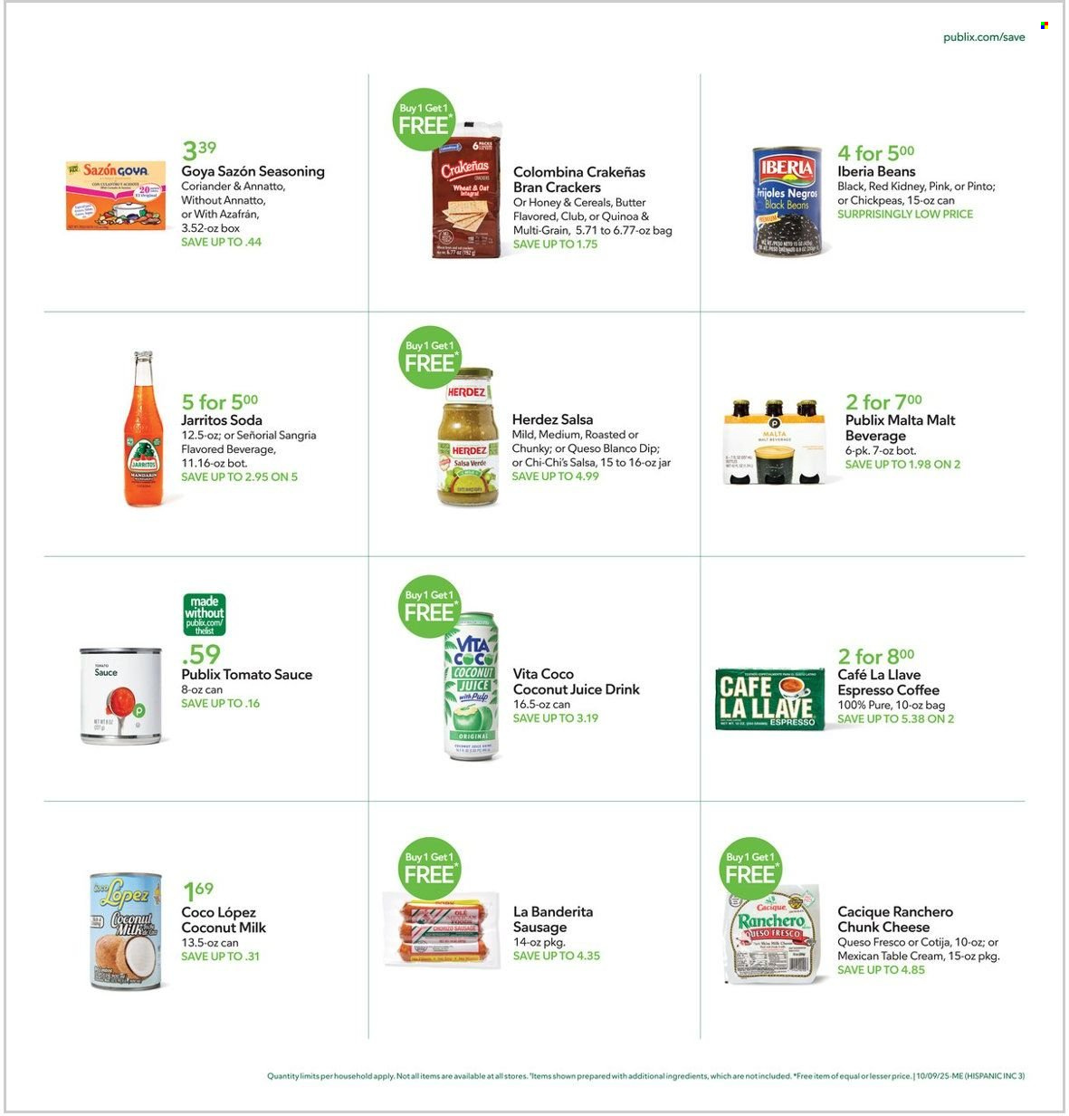 Publix ad - 10/09/2025 - 10/15/2025. Page 3