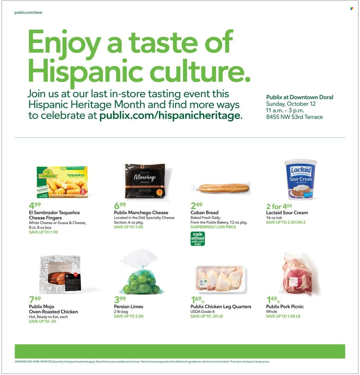 Publix ad - 10/09/2025 - 10/15/2025. Page 4