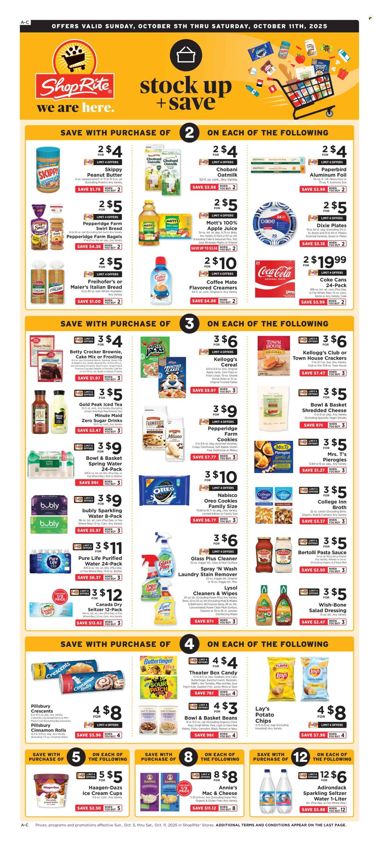 ShopRite ad - 10/05/2025 - 10/11/2025. Page 1