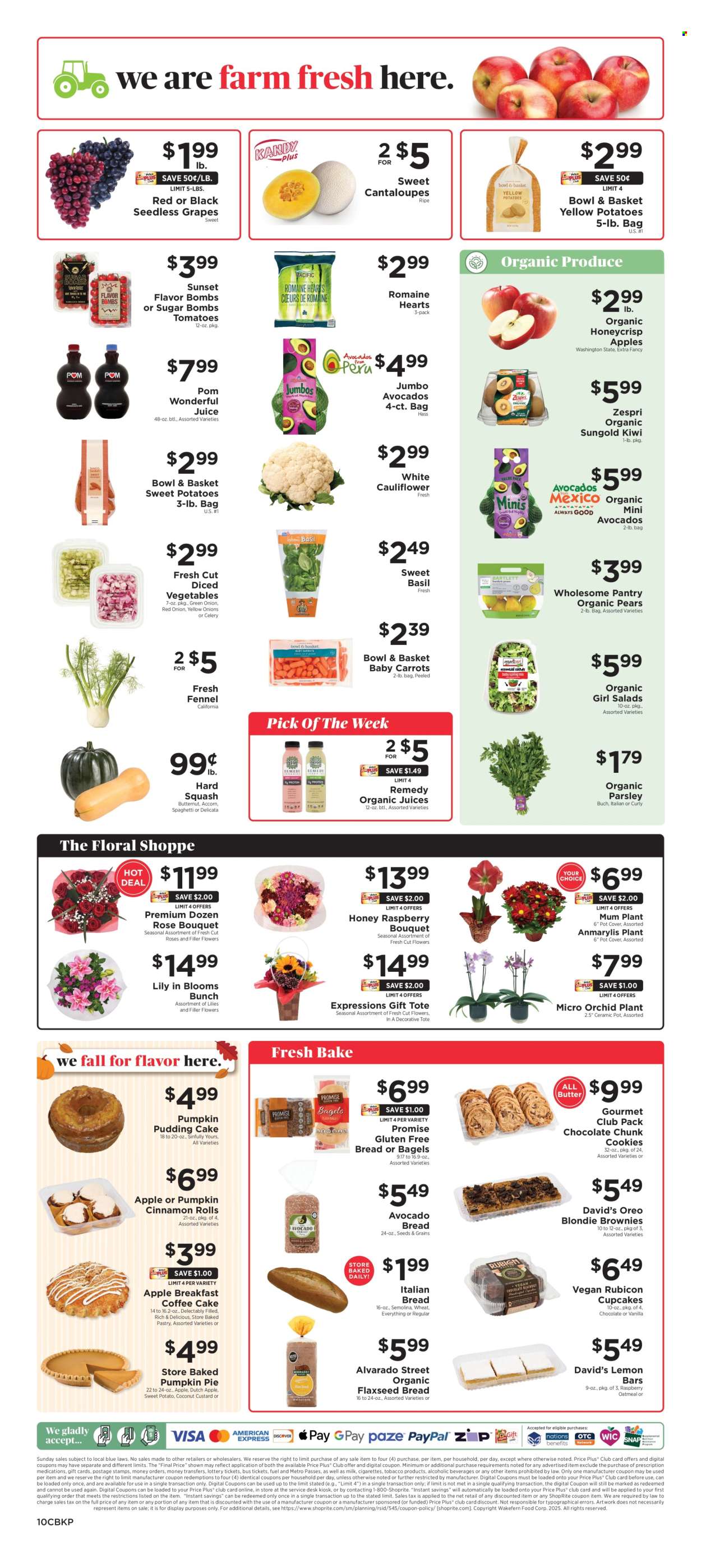 ShopRite ad - 10/05/2025 - 10/11/2025. Page 12
