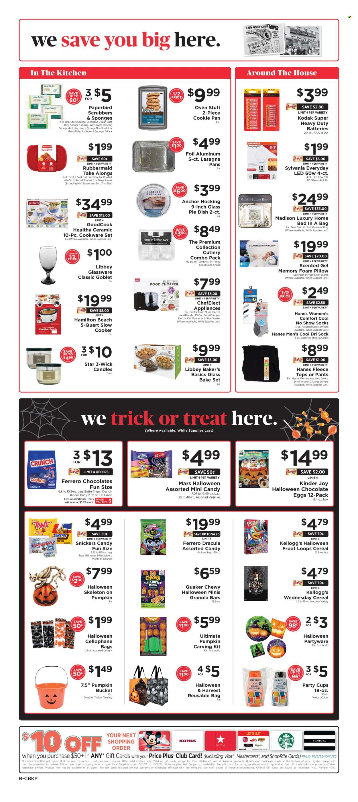 ShopRite ad - 10/05/2025 - 10/11/2025. Page 13