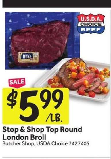 Stop & Shop Top Round London Broil
