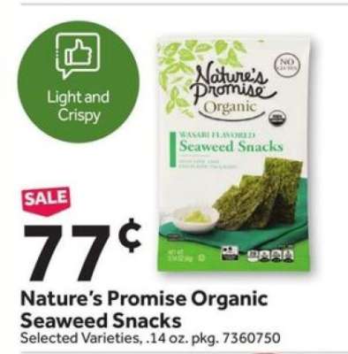 Nature’s Promise Organic Seaweed Snacks