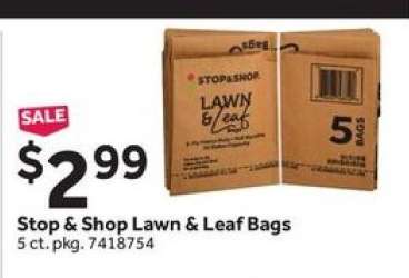 Stop & Shop Lawn & Leaf Bags