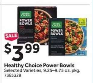 Healthy Choice Power Bowls
