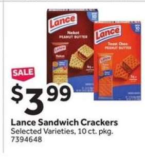 Lance Sandwich Crackers