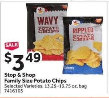 Stop & Shop Family Size Potato Chips