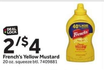French's Yellow Mustard