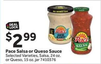 Pace Salsa or Queso Sauce