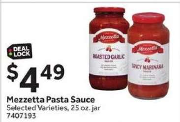 Mezzetta Pasta Sauce