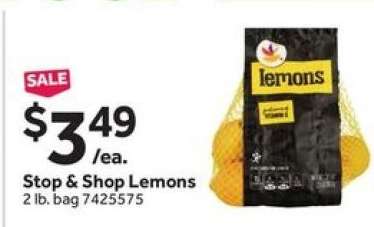 Stop & Shop Lemons
