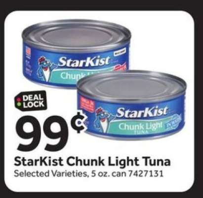 Starkist Chunk Light Tuna
