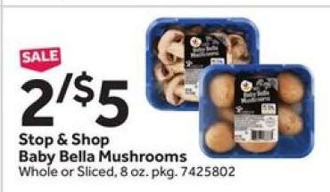 Stop & Shop Baby Bella Mushrooms