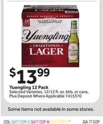 Yuengling 12 Pack