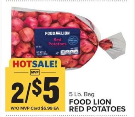 Food Lion Red Potatoes