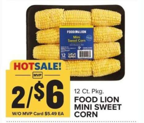 Food Lion Mini Sweet Corn