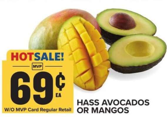 Hass Avocados or Mangos