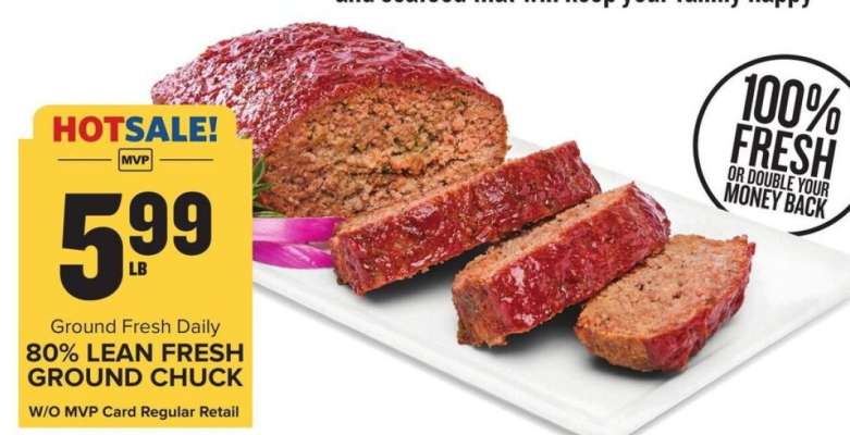80% Lean Fresh Ground Chuck