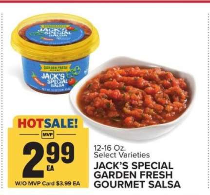 JACK’S SPECIAL GARDEN FRESH GOURMET SALSA