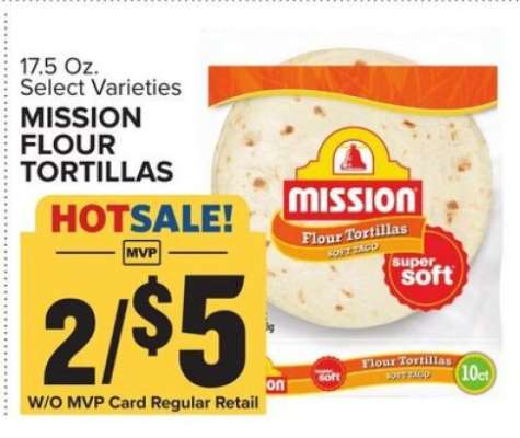 Mission Flour Tortillas