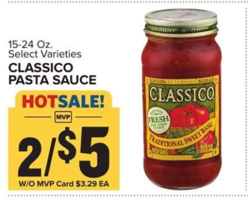 Classico Pasta Sauce