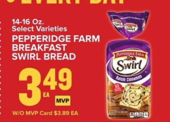 Pepperidge Farm Breakfast Swirl Bread