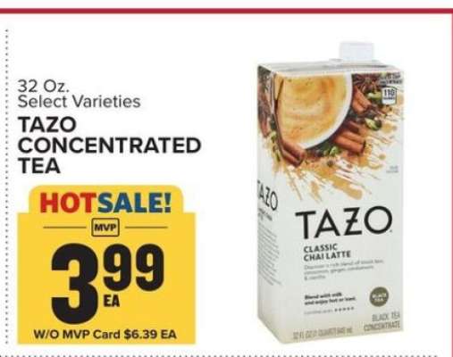 TAZO CONCENTRATED TEA