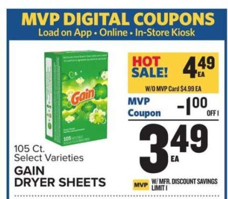 GAIN DRYER SHEETS