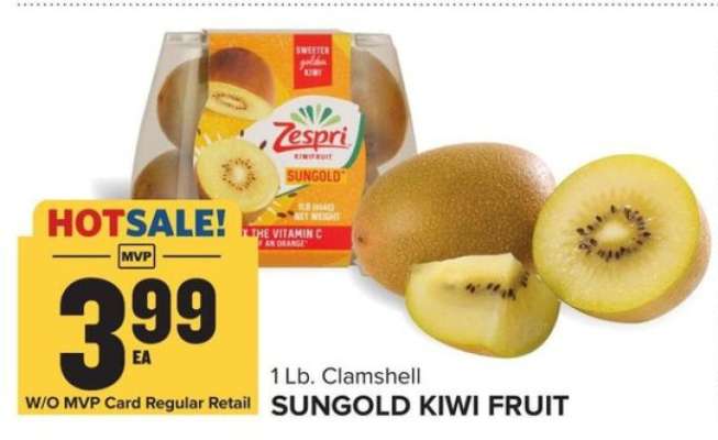 Sungold Kiwi Fruit