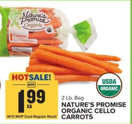Nature's Promise Organic Cello Carrots